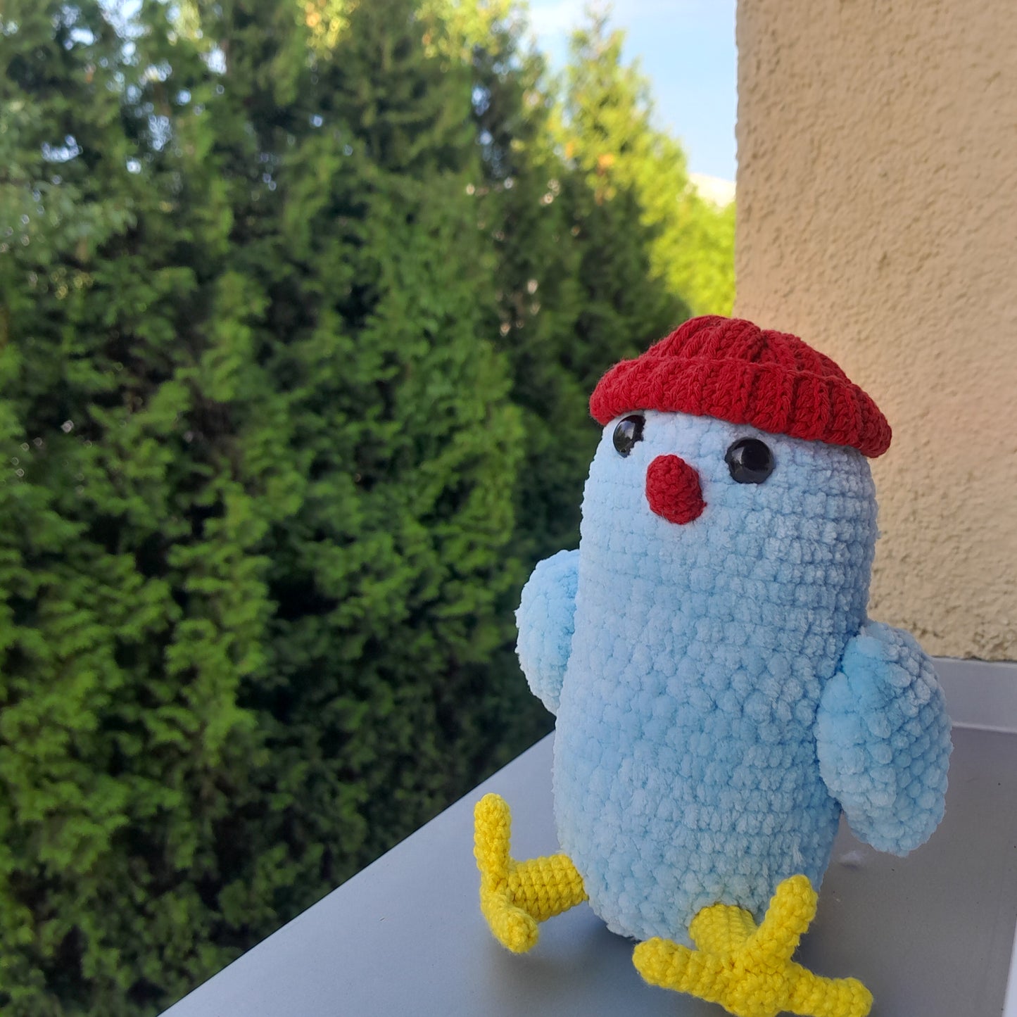 Pigeon Chirpy Crochet PDF Pattern ENG