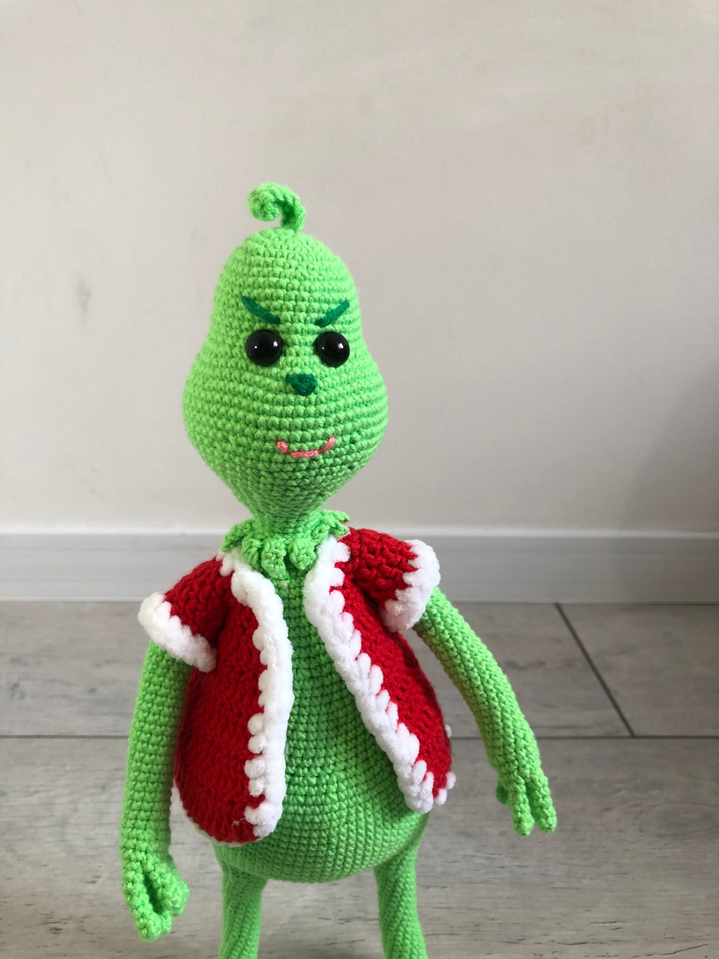 Christmas crochet pattern
Amigurumi Grinch pattern
Holiday monster crochet
PDF crochet plush toy
Christmas handmade gift
DIY festive amigurumi
Stuffed Grinch crochet pattern
Intermediate crochet project
Cute monster crochet pattern
Holiday decor crochet
Kawaii Christmas plush
Crochet pattern for gifts
Festive amigurumi toy